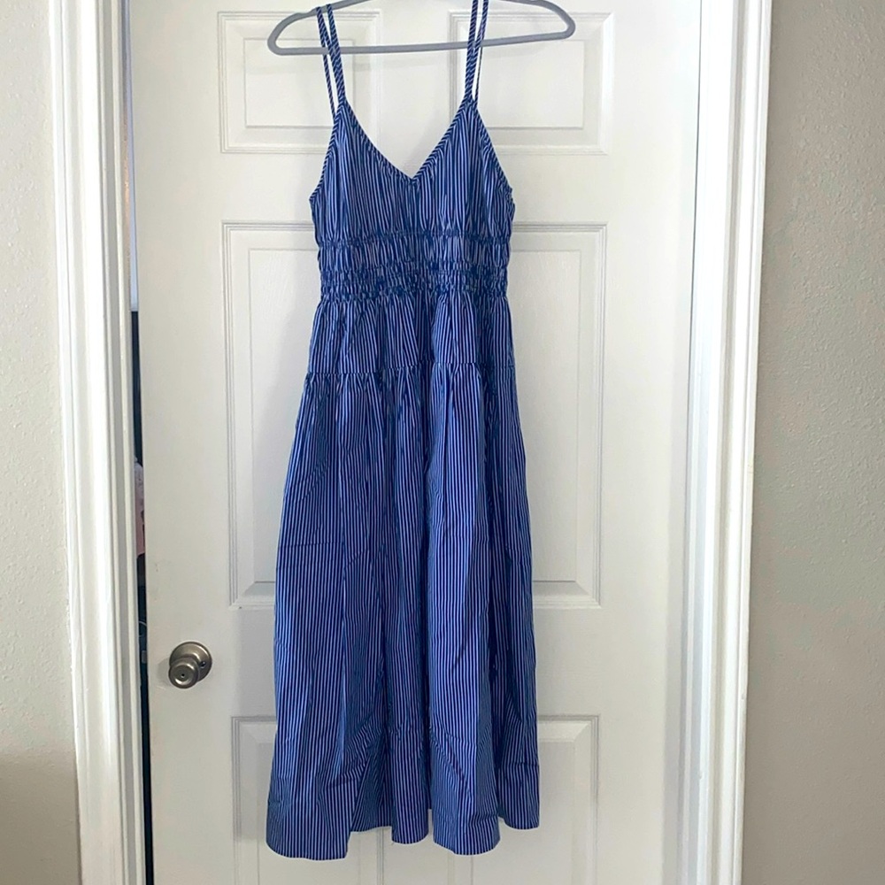 H&M Blue Striped Dress “Perfect Condition”
